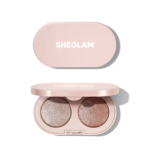 Тени для век Prismalight Baked Gelee Eyeshadow Duo-Quartz Rising Тени для век Prismalight Baked Gelee Eyeshadow Duo-Quartz Rising